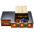 Produktbild: Kids Globe Spielwelt KidsGlobe Viehstall mit Bauernhaus aus Holz, Maße 75x55x32cm, Maßstab