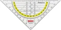Produktbild: Geodreieck, Geometrie-Dreieck mit Griff von Brunnen 