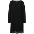 Produktbild: s.Oliver Plisseekleid Plisseekleid einfarbig - Anlass Kleid - Chiffon - Midikleid schwarz S (36)