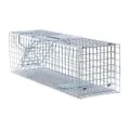Produktbild: Windhager Marderfalle Drahtkasten Lebendfalle, schneller und einfacher Fang wetterfeste und robuste Falle, Mader fangen, Falle für Mader, 19,3 x 61 x 18,5 cm, 05378, verzinkt