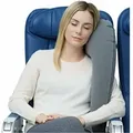 Produktbild: Hellgraues Autokissen, Reisekissen – Aufblasbarer Luxus – Innovativ, Patentiert Und Aufblasbar – Nackenkeil, Nackenstützenkissen, Kopfkissen, Nackenkissen