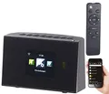 Produktbild: VR-Radio Internet Radio Empfänger: WLAN-HiFi-Empfänger (Tuner) für Internetradio und UKW, Fernbedienung (Internetradio Adapter, WLAN Radio Empfänger, Lautsprecher iPad)