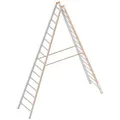 Produktbild: Layher Topic 1039 Sprossenstehleiter 2x16 Sprossen