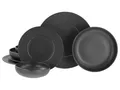 Produktbild: CreaTable Unico Schwarz Tellerset 8-tlg Steinzeug