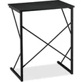 Produktbild: Relaxdays Schreibtisch MDF Metall Schwarz Kompakt 75 cm x 60 cm x 40 cm 4,2 kg