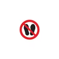 Produktbild: SafetyMarking Verbotsschild Folie D200 mm Betreten der Fläche verboten