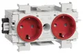 Produktbild: GS20013020 Elektro-Sockelleisten-Zubehör Steckdosencontainer Rot 1St.