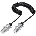 Produktbild: Elektrowendel 7 Polig 24V Spiralkabel 3,8m Typ S Kabel Anhänger Auflieger LKW