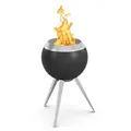 Produktbild: Moon 45 Feuerschale mit hohem Fuß 75 cm Höhe Holzvergaser Technologie