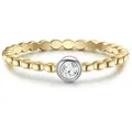 Produktbild: Glanzstücke München Silberring gelbold, aus Sterling silber gelb|goldfarben 56