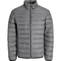 Produktbild: Jack & Jones 12280971_176_S, Puffer, Uni, Erwachsener, Reißverschluss, Nylon, Grau - Grau - S