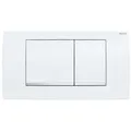 Produktbild: Geberit Twinline30 Betätigungsplatte, für 2-Mengen-Spülung, 115.899.KJ.1, Farbe: weiß / hochglanzverchromt