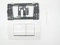 Produktbild: 115899KJ1 Geberit Betätigungsplatte Twinline30 für 2-Mengen-Spülung weiss / hoch