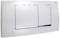 Produktbild: Geberit Betätigungsplatte Twinline30 weiß/glanzchrom Drückerplatte 115899KJ1