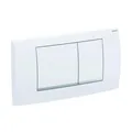 Produktbild: Geberit Betätigungsplatte Twinline30 für 2-Mengen weiss/glanzchrom 115.899.KJ.1