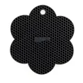 Produktbild: KOCHBLUME Waben-Untersetzer Blume ANTHRAZIT Silikon Topflappen