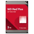 Produktbild: WD Red Plus interne Festplatte NAS 3 TB (3,5'', Datenübertragung bis 175 MB/s, Workload 180 TB/Jahr, 5.400 U/min, 128 MB Cache, 8 Bays) Rot