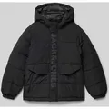 Produktbild: Jack & Jones Steppjacke mit Kapuze in Black, Größe 164