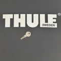 Produktbild: Thule Ersatzschlüssel Stahl N141 für Dachträger Boxen Fahrradhalter Heckträger