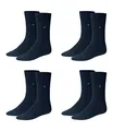 Produktbild: Tommy Hilfiger Herren Classic Business Socken 371111 4 Paar, Farbe:Blau, Größe:47-49, Artikel:Socken dark navy 371111-322