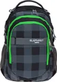 Produktbild: Schulrucksack Elephant Hero Signature Rucksack Jungen Mädchen Campus backpack 12609 Plaid Schwarz Grün