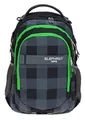 Produktbild: Elephant Schulrucksack HERO SIGNATURE Rucksack (12609 Plaid Green (Schwarz Grün))
