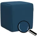 Produktbild: Best For Home Sitzwürfel, Blau, Textil, 1-Sitzer, Füllung: Schaumstoff, Freiform, 41x41x40 cm, Wohnzimmer, Hocker, Poufs