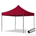 Produktbild: TOOLPORT Faltzelt Partyzelt 3x3m - ohne Seitenteile Premium Dach Faltpavillon Pavillon rot
