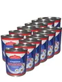 Produktbild: 12x Dovgan Gezuckerte Kondensmilch wärmebehandelt in Dosenform 397g = 304ml