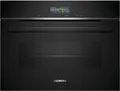 Produktbild: Siemens CB734G1B1 iQ700  Einbaukompaktbackofen, 59,4 cm breit, 47 L, HomeConnect, Kindersicherung, TFT Touchdisplay, schwarz