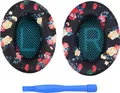 Produktbild: Ersatz Ohrpolster für Bose QC35/QC35 II -Protein PolyurethanKopfhörer - Blumendruck