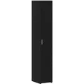 Produktbild: vidaXL Highboard Schwarz Eichen-Optik 30 x 42,5 x 185 cm Holzwerkstoff 3365578