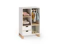 Produktbild: Musterkind Puppenkleiderschrank Viola , weiß/natur/grau , Holz , 20x50x32 cm , CE, EN 71 , Spielzeug, Kinderspielzeug, Puppen & Puppenzubehör, Puppenzubehör