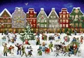 Produktbild: Puzzle-Adventskalender - Winterabend in der Stadt Barbara Behr