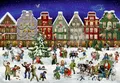 Produktbild: Puzzle-Adventskalender - Winterabend in der Stadt | Deutsch | Kalender | 1 S.