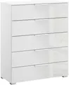 Produktbild: rauch Schubkastenkommode Kommode Sideboard Wäscheschrank Schrank SKAT MERIDIAN (inkl. SOFT-CLOSE-FUNKTION), mit 5 Schubladen mit Glasfront in elegantem Design MADE IN GERMANY