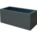 Produktbild: Pflanzkübel Palatino Lotte Metall beschichtet 120 x 40 x 50 cm anthrazit - Grau