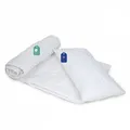 Produktbild: livessa Bettdecke 135x200 Set mit Kissen(40x80cm) - Ideal für Ganzjahreszeiten mit 300 g/m² Füllung, 4 Jahreszeiten Bettdecken 135 x 200, Oeko-Tex Zertifiziert, weich und atmungsaktiv