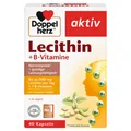 Produktbild: DOPPELHERZ Lecithin+B-Vitamine Kapseln 40 St PZN 329119