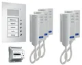 Produktbild: TCS Türsprechanlage Set 5 Wohneinheiten 2-Draht Sprechanlage PPU05-EN/02 UP