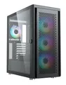 Produktbild: SILENTWARE Air 100 Midi Tower PC-Gehäuse, Große Metall Mesh-Front, gehärtetes Glas-Seitenfenster, 4X 120mm A-RGB Hydro-Lager Lüfter, GPU bis 383mm, Abnehmbarer Mesh Deckel, ATX Netzteil, Schwarz
