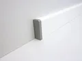 Produktbild: B.S. Bauprogramm Endstück für Sockelleiste 18x50mm silber links Endkappen Leiste