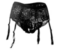 Produktbild: Fabio Farini verführerische Damen Strumpf-Halter Strapsgürtel Lingerie Lingerie in verschiedenen Designs und Farben Design 6 L
