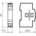 Produktbild: OBO Bettermann 5098611 FLD 24 Blitzbarriere 10 kA 1St.