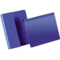 Produktbild: DURABLE Kennzeichnungstasche 172107 DIN A6 quer dunkelblau 50 St./Pack.