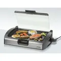 Produktbild: STEBA VG 200 BBQ Tischgrill m. Glasdeckel schw./Glas