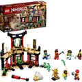 Produktbild: LEGO 71735 NINJAGO Turnier der Elemente Tempel Bauset mit Kampfarena und Figur des Goldenen Ninja Lloyd - Beige
