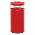 Produktbild: Wesco Standascher Big Ash Aschenbecher Mülleimer Standaschenbecher Rot 120 L