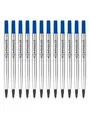 Produktbild: Parker Ersatzminen für Tintenroller | feine Spitze | blaue QUINK Tinte | 12 Stück