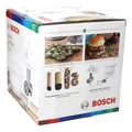 Produktbild: Bosch Fleischwolf Spritzgebäckvorsatz Schüssel 3,8L Hybrid 17005531 weiß